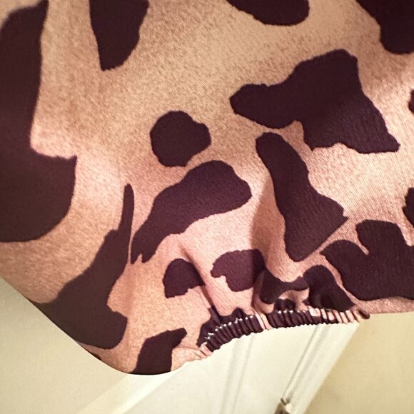 Blush Leopard Print Blazer & Pants Set - Picture 4 of 10